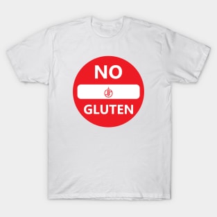No Entry Gluten T-Shirt